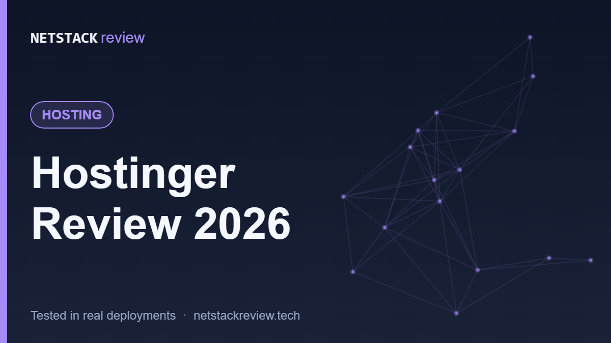 Hostinger Review 2026 — HOSTING